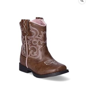 Wonder Nation Toddler & Big Girls Western Cowgirl Boot